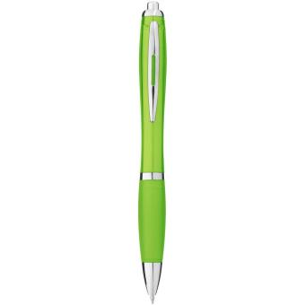 Nash Kugelschreiber mit farbigem Schaft und Griff Limone