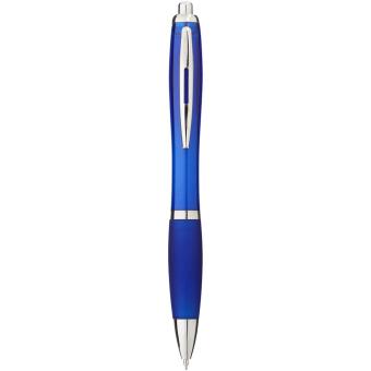 Nash ballpoint pen with coloured barrel and grip Dark blue
