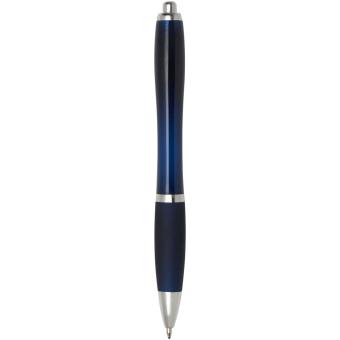 Nash ballpoint pen with coloured barrel and grip Indigo