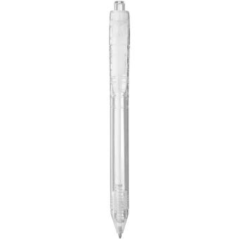 Vancouver recycled PET ballpoint pen (black ink) Transparent