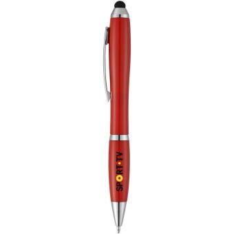 Nash stylus ballpoint pen with coloured grip Red