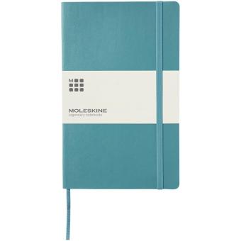 Moleskine Classic L soft cover notebook - ruled Turqoise