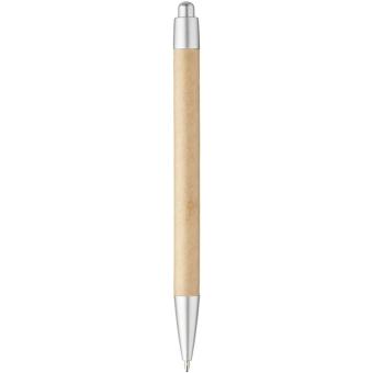 Tiflet Kugelschreiber aus recyceltem Papier (schwarze Mine) Braun