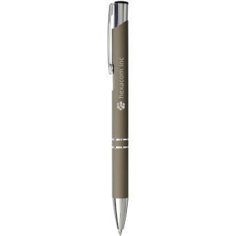 Moneta soft touch ballpoint pen (black ink) 