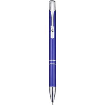 Moneta aluminium click ballpoint pen Dark blue