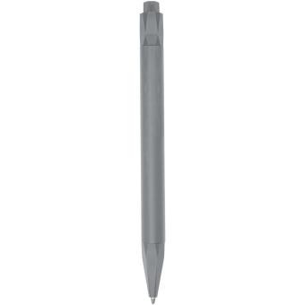 Terra corn plastic ballpoint pen (blue ink) Convoy grey