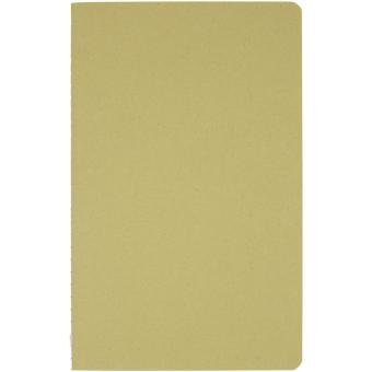 Fabia Notizbuch mit Cover aus Crush Papier Olivgrün