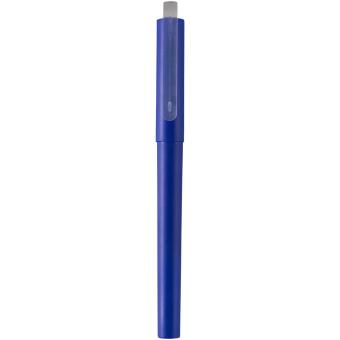Mauna recycled PET gel rollerball pen (black ink) Dark blue