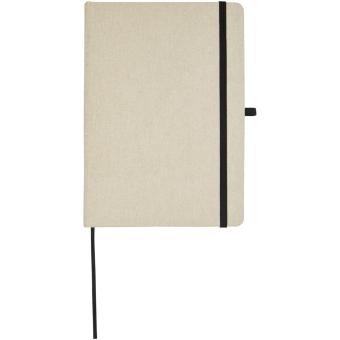 Tutico organic cotton hardcover notebook, nature Nature,black