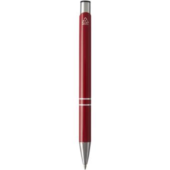 Moneta recycled aluminium ballpoint pen Red