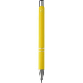 Moneta recycled aluminium ballpoint pen (black ink) Yellow