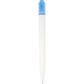 Thalaasa ocean-bound plastic ballpoint pen (black ink) Transparent blue