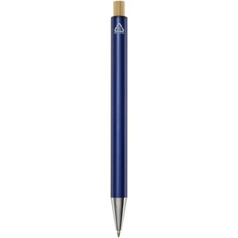 Cyrus recycled aluminium ballpoint pen Navy