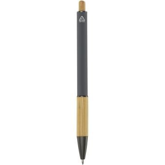 Darius recycled aluminium ballpoint pen (black ink) Convoy grey