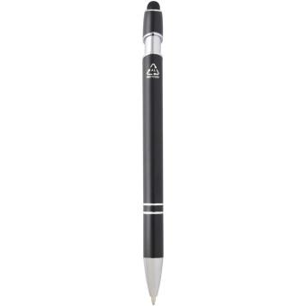 Kish ballpoint pen with silver finish (blue ink) Black