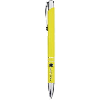 Moneta recycled aluminium ballpoint pen (blue ink) Yellow