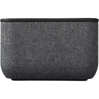 Shae fabric and wood Bluetooth® speaker Dark brown