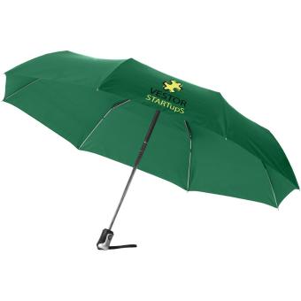 Alex 21.5" foldable auto open/close umbrella Green