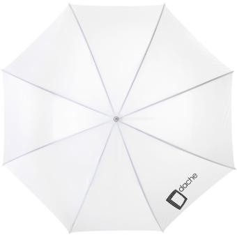 Karl 30" golf umbrella with wooden handle White