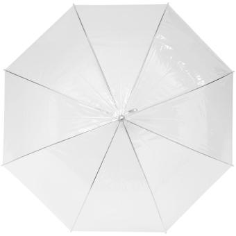 Kate durchsichtiger 23" Automatikregenschirm, weiss Weiss,transparent