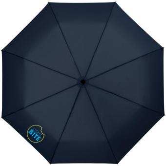 Wali 21" foldable auto open umbrella Navy