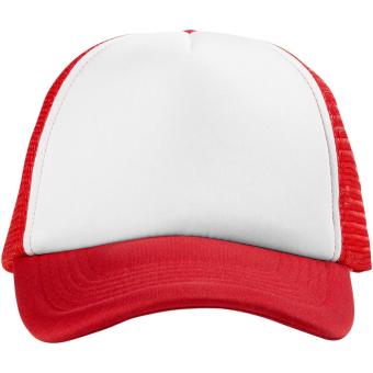 Trucker 5 panel cap Red/white