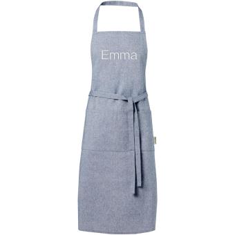 Pheebs 200 g/m² recycled cotton apron Heather Blue