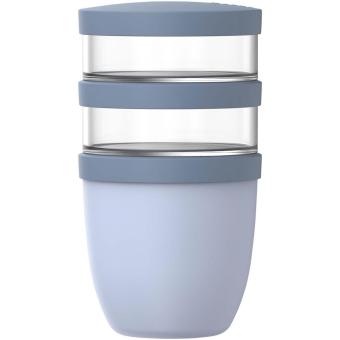 Mepal Ellipse Dreiteiliger, 500 ml + 2 x 200 ml Lunchpot Blau
