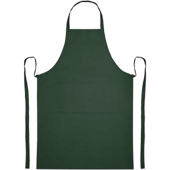 Orissa 200 g/m² GOTS organic cotton apron Forest green