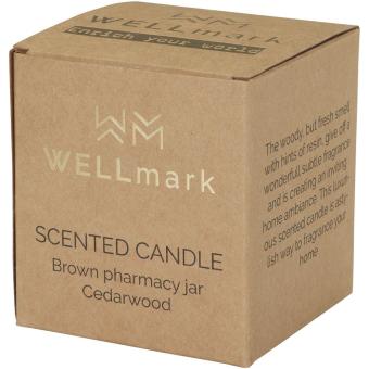 Wellmark Let's Get Cozy 650 g scented candle - cedar wood fragrance Amber Heather