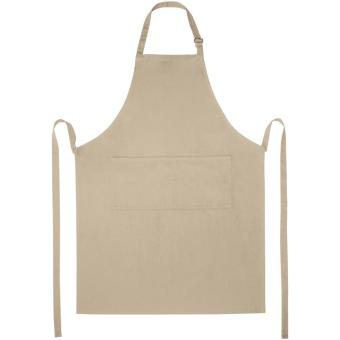 Andrea 240 g/m² Schürze mit verstellbarem Nackenband Hafer