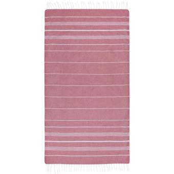 Anna 150 g/m² hammam cotton towel 100x180 cm Red