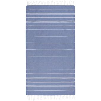 Anna 150 g/m² hammam cotton towel 100x180 cm Navy