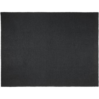 Suzy 150 x 120 cm GRS polyester knitted blanket Black