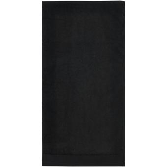 Nora 550 g/m² cotton towel 50x100 cm Black