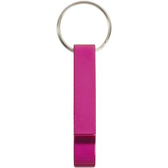 Tao bottle and can opener keychain Magenta