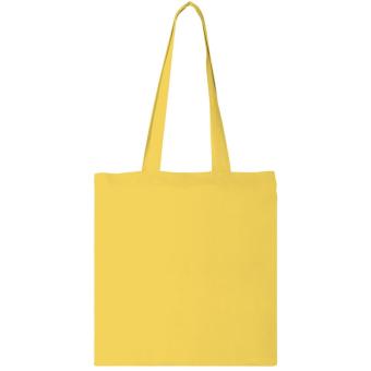 Carolina 100 g/m² cotton tote bag 7L Yellow