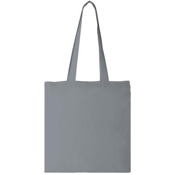 Carolina 100 g/m² cotton tote bag 7L Convoy grey