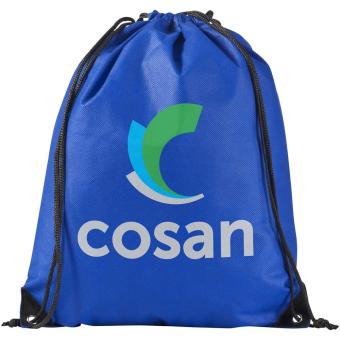 Evergreen non-woven drawstring bag 5L Dark blue