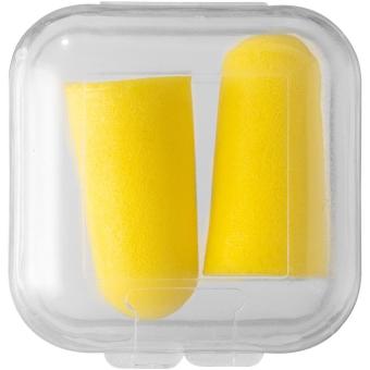 Serenity earplugs with travel case Yellow