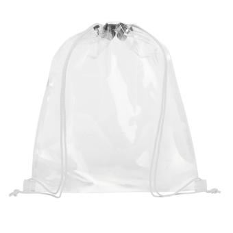 Lancaster Premium Sportbeutel 5L, weiss Weiss,transparent