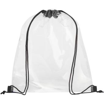 Lancaster Premium Sportbeutel 5L Transparent schwarz