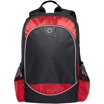 Benton 15" laptop backpack 15L Black/red