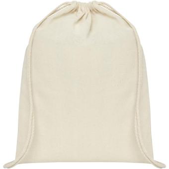 Oregon 100 g/m² cotton drawstring bag 5L Nature