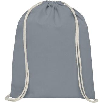 Oregon 100 g/m² Premium Turnbeutel 5L Grau