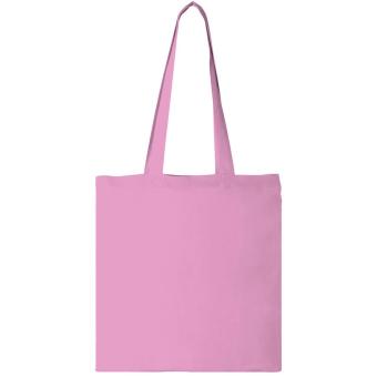 Madras 140 g/m² cotton tote bag 7L Pink