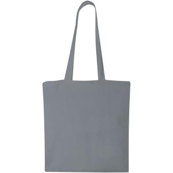 Madras 140 g/m² cotton tote bag 7L Convoy grey