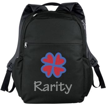 Slim 15" laptop backpack 15L Black