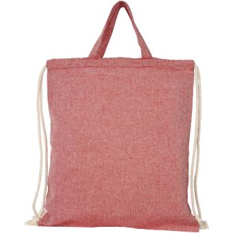 Pheebs 150 g/m² recycled drawstring bag 6L Red marl