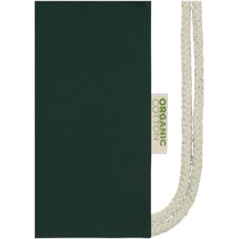 Orissa 100 g/m² Turnbeutel aus Bio-Baumwolle 5L Dunkelgrün